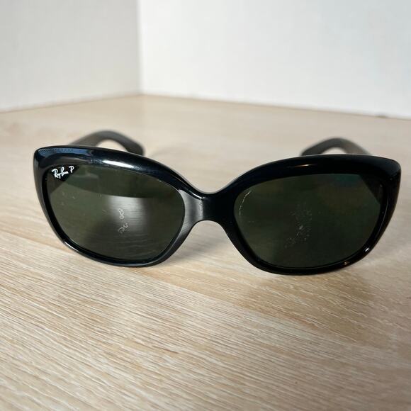 Ray-Ban RB4101 Jackie Ohh 601 Black Sunglasses FRAMES ONLY 58-17-135 Italy - Picture 2 of 10